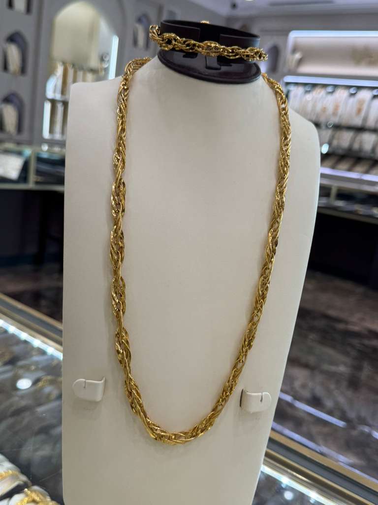 21K Gold Necklace Set